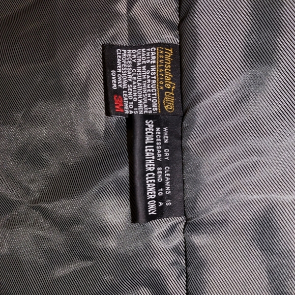 Pelle Studio Wilson's Black Leather jacket with 3m Thinsulate zip in lining. - Picture 16 of 16